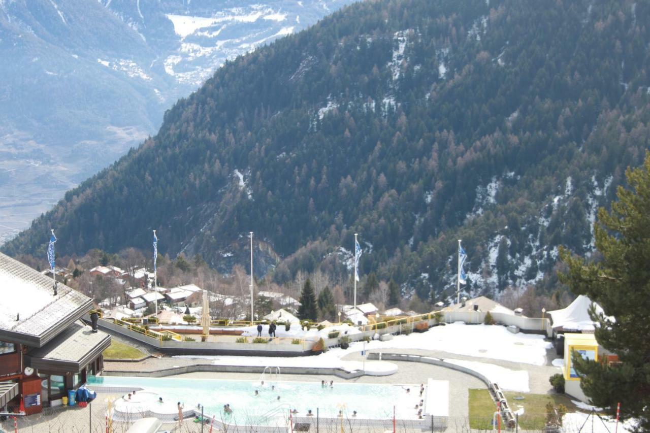Appartement Dans Le Centre Thermal Les Sources Ovronnaz Kültér fotó
